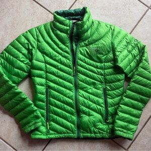 Mountain Hardwear bright Green Quilted Puffer Jacket